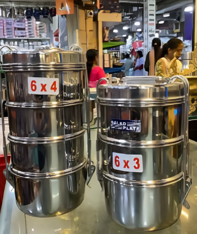 Stainless Steel Tiffin Small